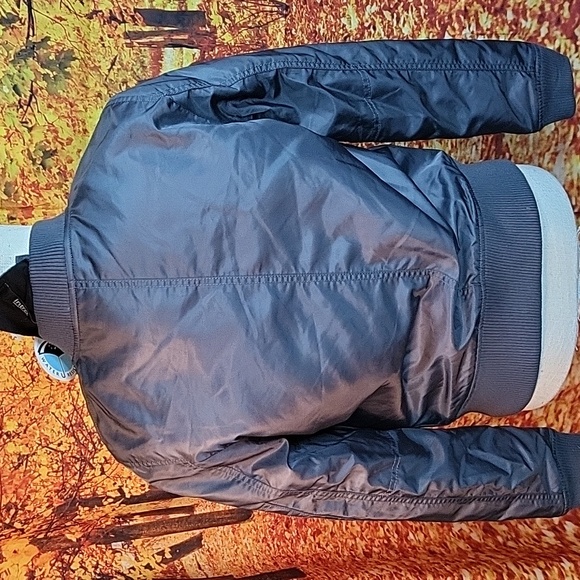 Intro Bomber Jackets From Dillard's, Charcole Gray With Quilted Lining - Picture 6 of 14